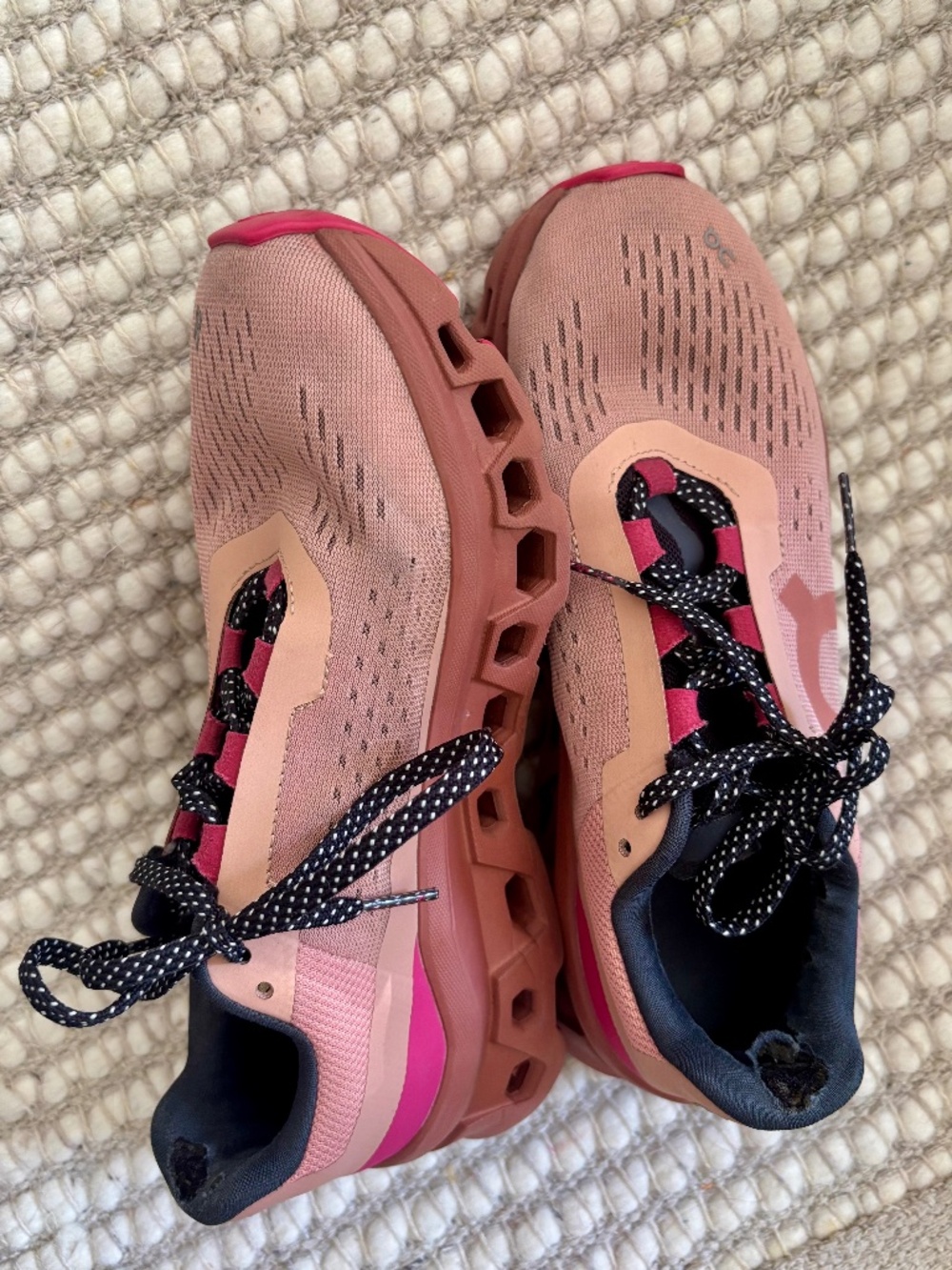 On cloudmonster athletic sneakers